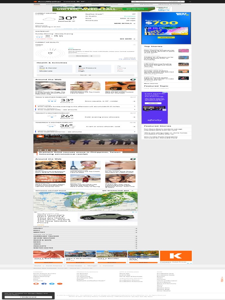 Ironwood, MI Today, Tonight & Tomorrow's Weather Forecast AccuWeather
