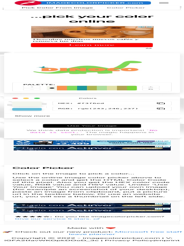 ? Color Picker Online HEX Color Picker HTML Color Picker | PDF