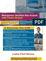 Manajemen Ventilasi Non-Invasif Pada Pasien Dewasa - 210321 - Ns. Muhamad Adam, MKep., SP