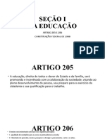 Artigo 205 e 206 CF