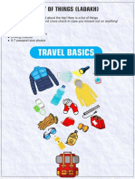 Travel Basics: List of Things (Ladakh)