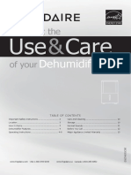 Use Care: Dehumidifier