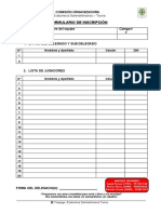 formulario de inscripcion 2015