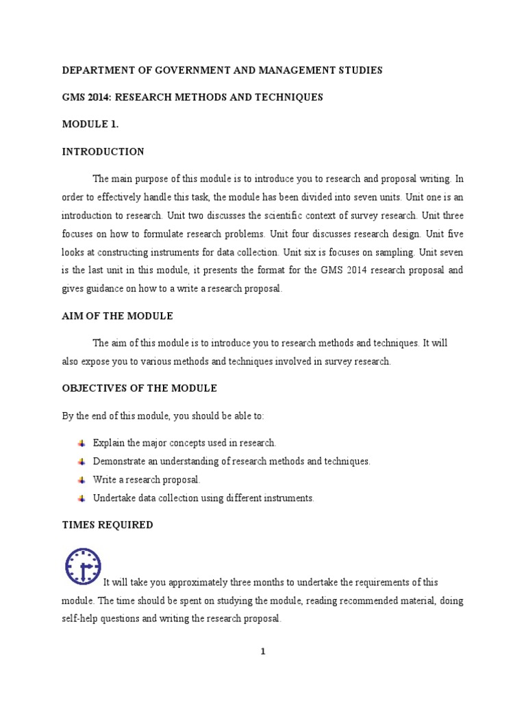Gms 2014 Module 1 Pdf Science Scientific Method