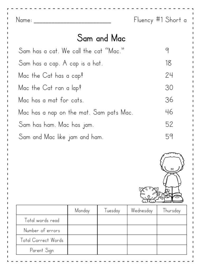 Decodable Fluency Pdf