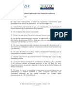 004 - Indicaciones Post Procedimientos - Toxina Botulínica