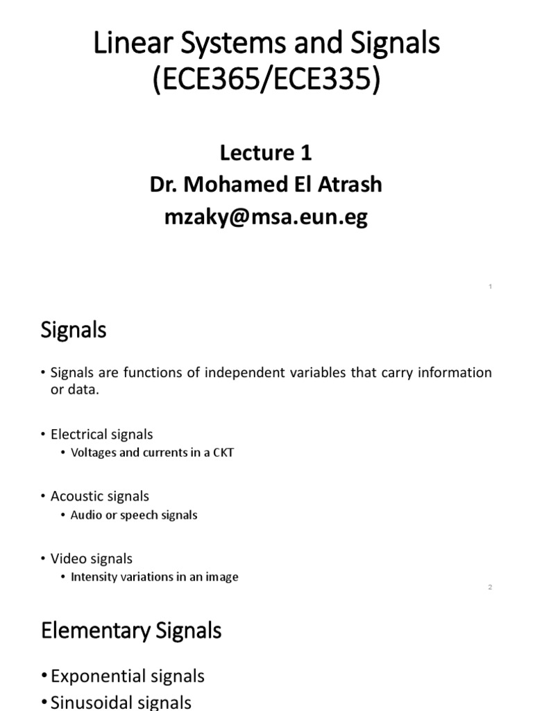 Lec 1 | PDF | Technology & Engineering