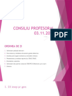 Consiliu Profesoral 03.11.2022