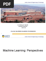 ML - CSA 301 - ML Perspective and Issues