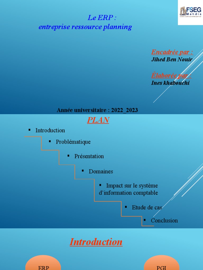 Impact des ERP sur la comptabilité | PDF | Progiciel de gestion intégré ...