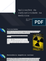 Aplicações Da Radioatividade Na Medicina