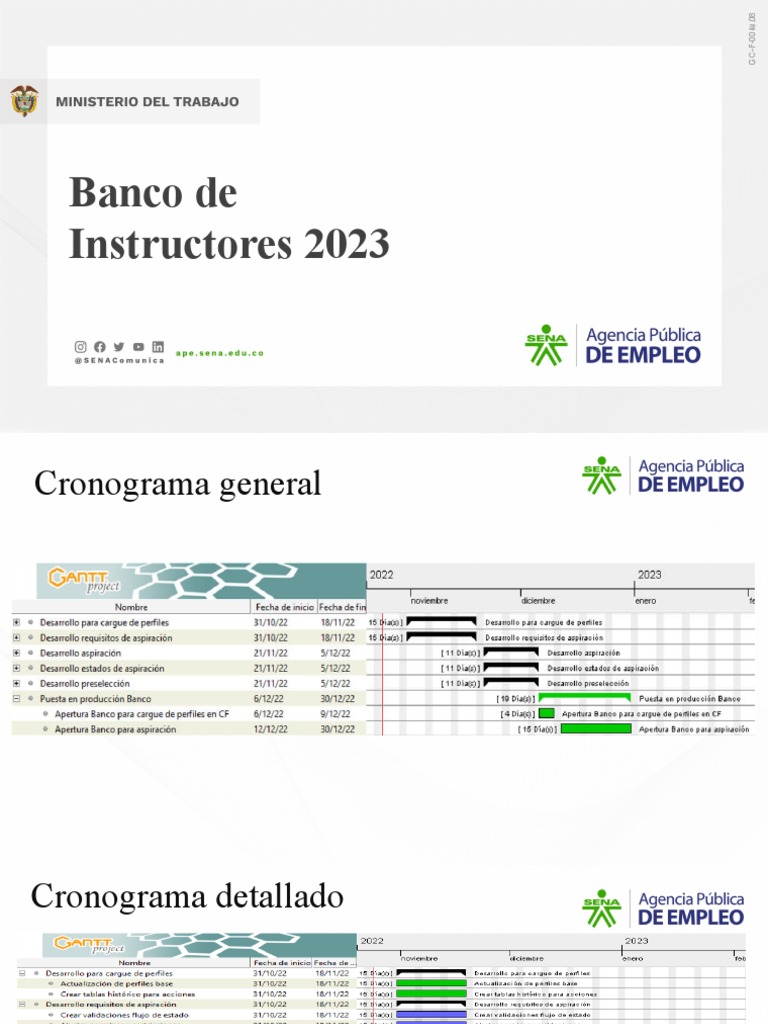 Anexo 2 BanIn Comité 24102022 - Cronograma Contratación. | PDF ...