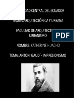 Antoni Gaudí Examen