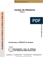 Ceremonias de Oduduwa. Tomo I