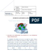 Informe Calentamiento Global 