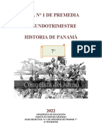 Guía #1 II Segunda Trimestre de Historia de Panamá 7° 2022