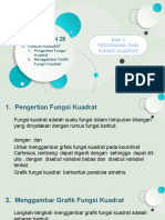 Fungsi Kuadrat dan Grafiknya