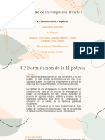 4.2 Formulacion de La Hipotesis