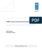 UNDP Social and Environmental Standards - 2019 UPDATE