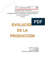 Evolucion de La Produccion