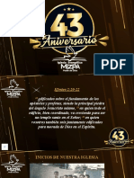 Aniversario 43 Mizpa