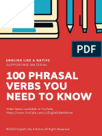 100 Phrasal Verbs You Need To Know