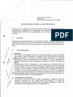 Tribunal Constitucional. (2005). Caja de Beneficios y Seguridad Social Del Pescador. (STC Exp. 03619-2005-HD-TC).