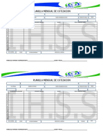 Formato Altas Planilla Mensual de Cotizacion Ihss