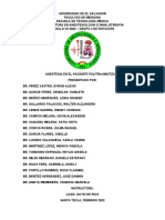 Anestesia en Paciente Politraumatizado