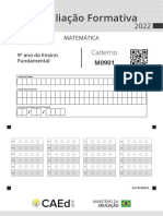 3 Avaliação Formativa: Caderno