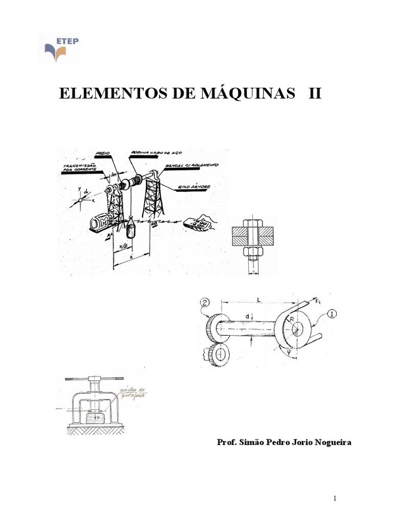 APOSTila ELEmentos de MAQuinas | PDF | Estresse (Mecânica) | Fadiga ...