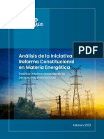 COMEXI (2022) Análisis Reforma Eléctrica