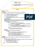 Grade 7 - Sets: Concept