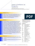 Homeostasis de Glucosa en Recién Nacidos y Perspectiva Endocrinológica