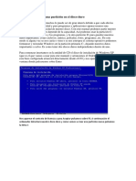Manual para Crear Una Partición en El Disco Duro