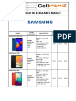 Catalogo de Celulares 12 Marzo