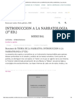 TEORIA DE LA NARRATIVA - INTRODUCCION A LA NARRATOLOGIA (3 ED.) - MIEKE BAL - Casa Del Libro