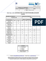 FGPR - 250 - 06 - Matriz de Asignación de Responsabilidades (RAM)