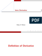Basic Derivative