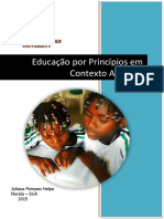 Educação Por Princípios em Contexto Africano: Juliana Pompeo Helpa Florida - EUA 2015
