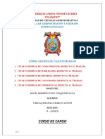 Curso de Cargo - Ejemplos de Trabajo