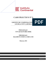 Gestión de compensaciones y legislación laboral en empresa Cantuta S.A