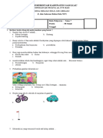 Soal PAT Kelas 1 Tema 7