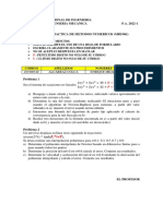 Universidad Nacional de Ingenieria Facultad de Ingenieria Mecanica P.A. 2022-1 Dacibahcc Tercera Practica de Metodos Numericos (Mb536E)