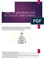 Tóm Tắt Giai Đoạn Lịch Sử Vua Lê