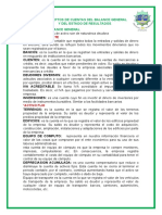 Conceptos de Cuentas Del Balance General y Del Estado de Resultados