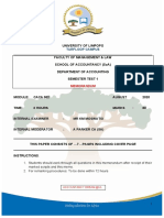 Question Bank Memo 2022 Second Semester