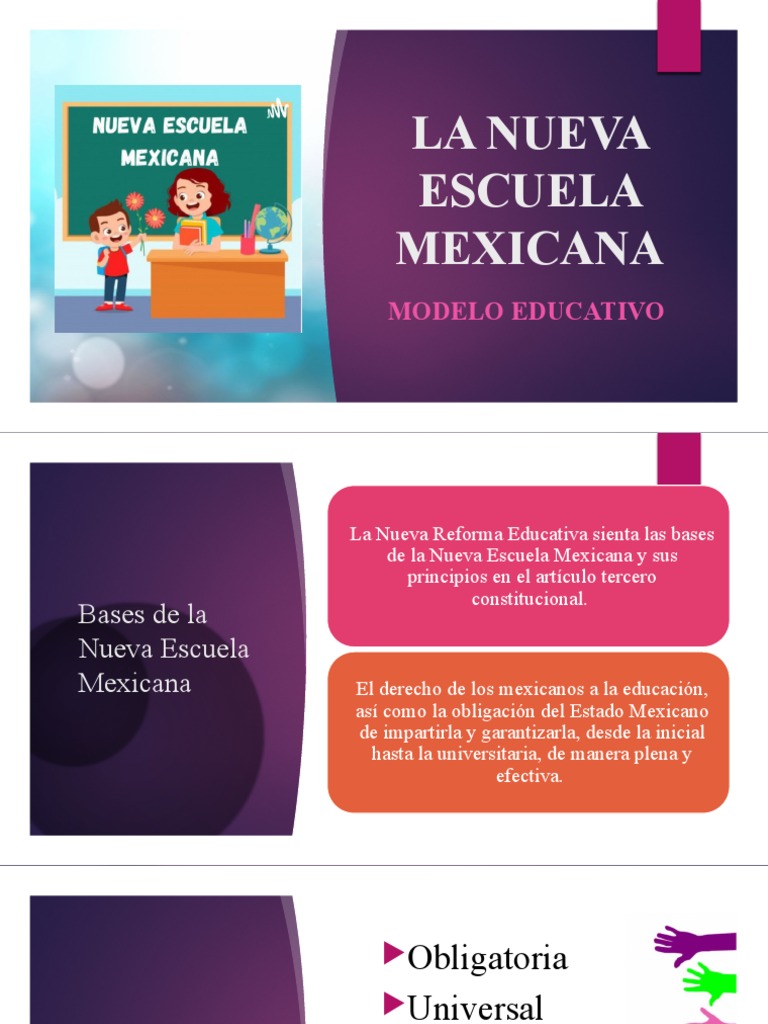 La Nueva Escuela Mexicana Pdf Aprendizaje Evaluación
