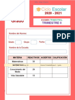 Examen Segundo Trimestre