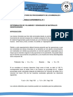 Exp.1 Determinación de Volumenes y Densidades de Materiales Desintegrados Pmi